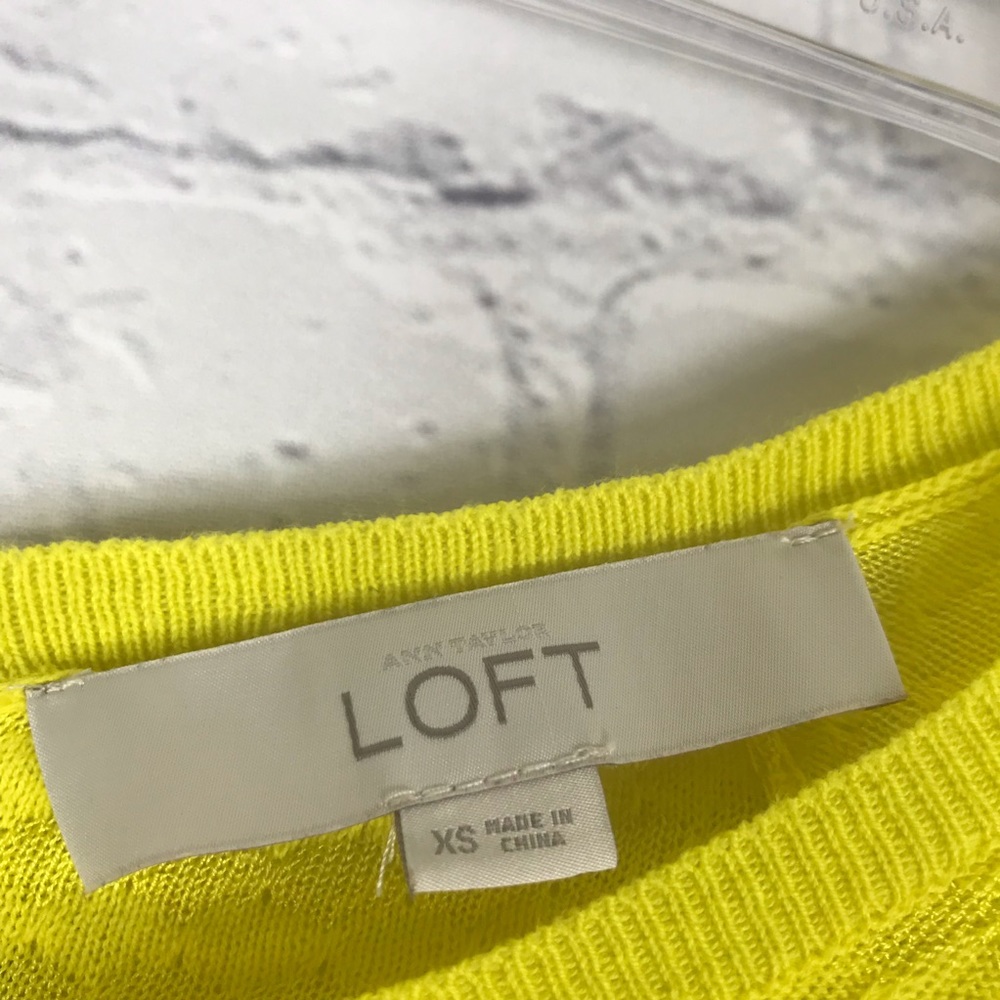 Ann Taylor Loft Yellow Sweater🌻 - Picture 3 of 5